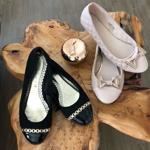 Two pairs of ballet flats for the price of one!